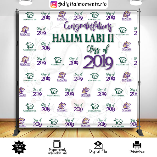 Graduation 8x8 Custom Backdrop, Custom Digital File | Digital Download for Events for Events. 8x8, arts, backdrop, backdrop-sign, celebratio…