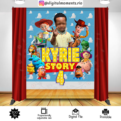 Kyrie Toy Story 6x8, events, toy, custom, picture, story, backdrop, 6x8
