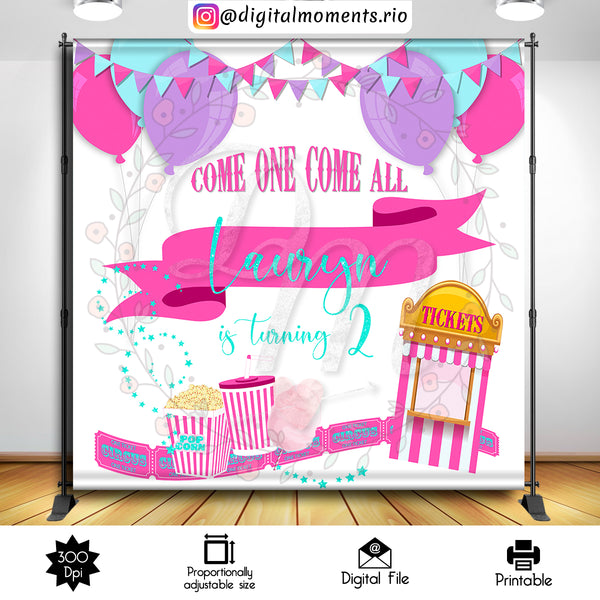 Carnival 8x8 Custom Backdrop, Custom Digital File | Digital Download for Events for Events. 8x8, arts, backdrop, backdrop-sign, birthday, ca…