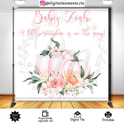 Little Pumpkin Zoah 8x8, events, pumpkin, custom, little, 8x8, backdrop