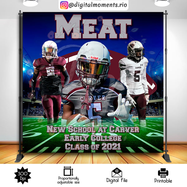 Graduation 8x8 Custom Backdrop with 3 pictures, Custom Digital File | Digital Download for Events for Events. 3, 8x8, arts, backdrop, backdr…