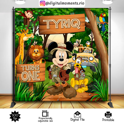 Mickey Safari 8x8_48813f6b 7759 4e60 A0f9 18dbbf111fd2, events, mickey, safari, custom, 8x8, backdrop