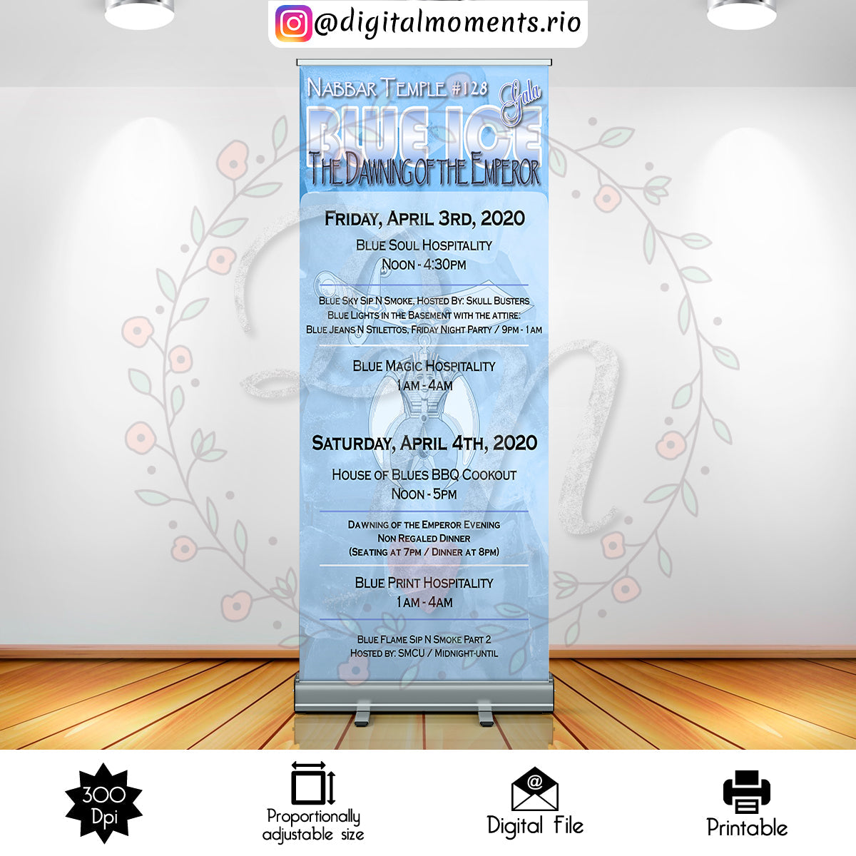 Custom Retractable Banner Design - Digital File