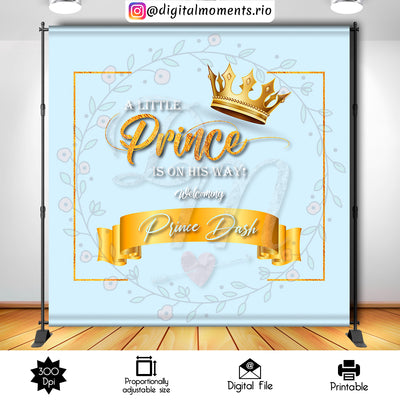 Little Prince - Backdrop - Birthday