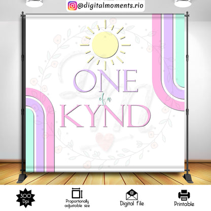 Rainbow Archs 8x8, events, rainbow, custom, 8x8, backdrop, pastel