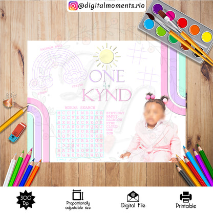 Custom Activity Sheet Design for Kids - Digital File