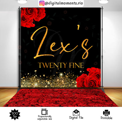 Custom Backdrop Design for Events - Digital File