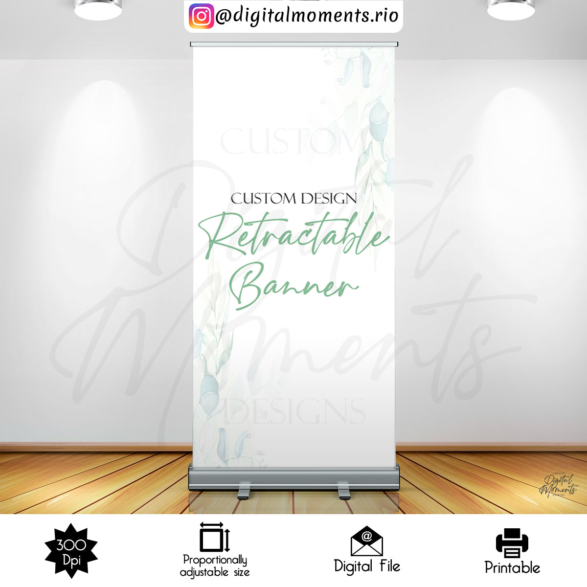 Custom Retractable Banner Design - Digital File