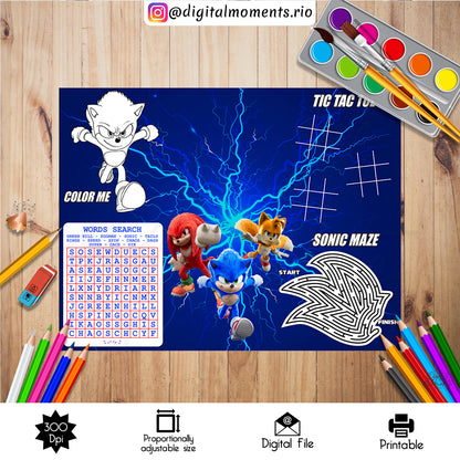 Custom Activity Sheet Design for Kids - Digital File