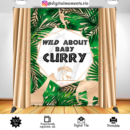 Safari 5x7, events, custom, safari, backdrop, 6x8