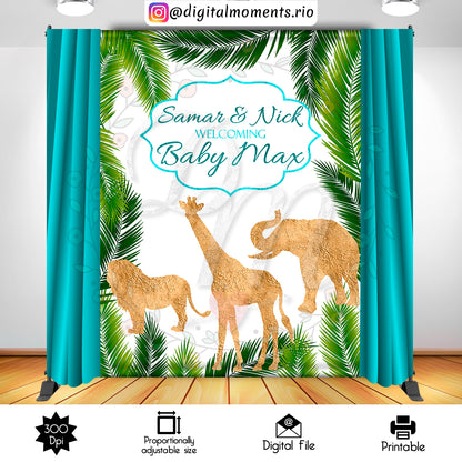 Safari 6x8, events, custom, safari, backdrop, 6x8