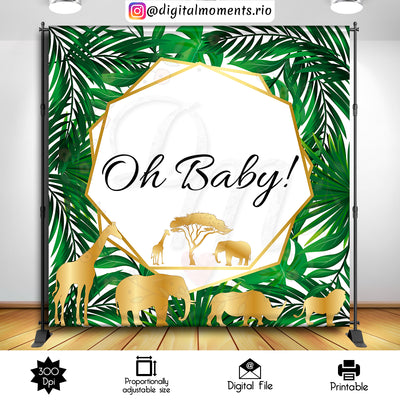 Safari - Backdrop - Birthday