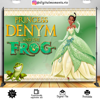 Tiana 8x6, events, custom, 8x6, princess, tiana, backdrop