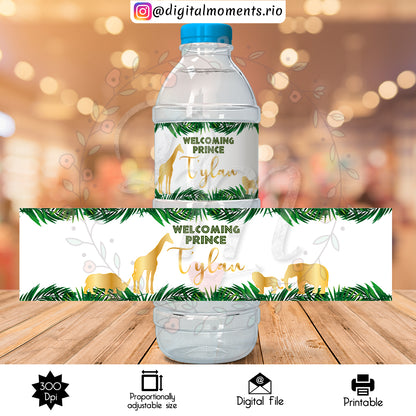 Tylan Water Label 8_35x2_08, events, bottle, custom, safari, label, water