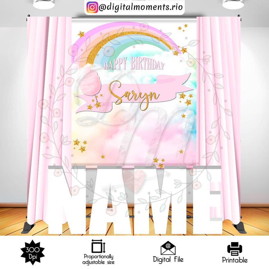 Carnival 5x6 Custom Backdrop, Digital file only | Custom Digital Download for Kids Party or Event